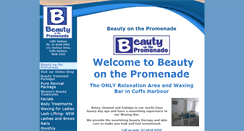 Desktop Screenshot of beautyonthepromenade.com.au