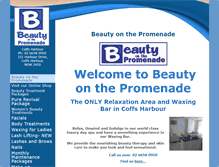 Tablet Screenshot of beautyonthepromenade.com.au